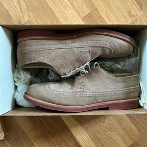 Size 11.5. Walk-Over Wingtip Classic Suede.
